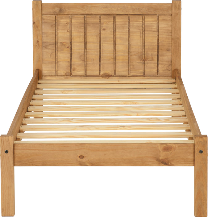 Maya 3' Bed Distressed Waxed Pine