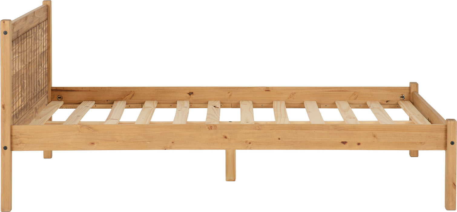 Maya 4' Bed Distressed Waxed Pine