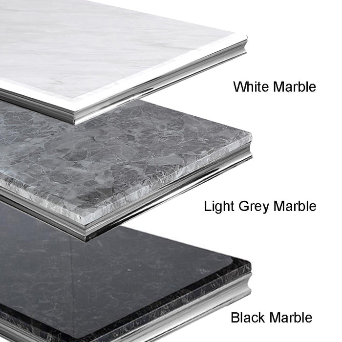 Louis 2M Table In Grey Glass