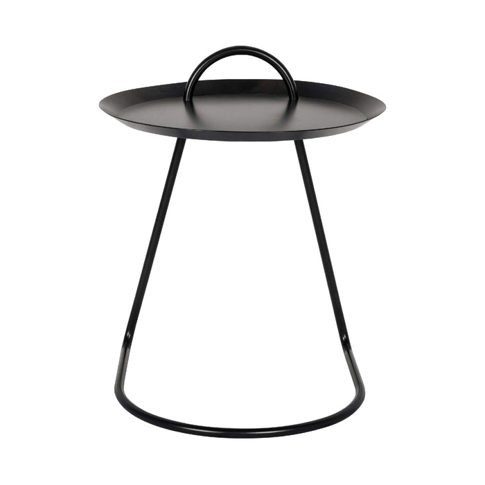 Monroe Metal Lamp Table Black (2s)