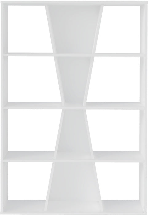 Naples Medium Bookcase White