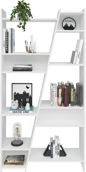 Naples Tall Bookcase White
