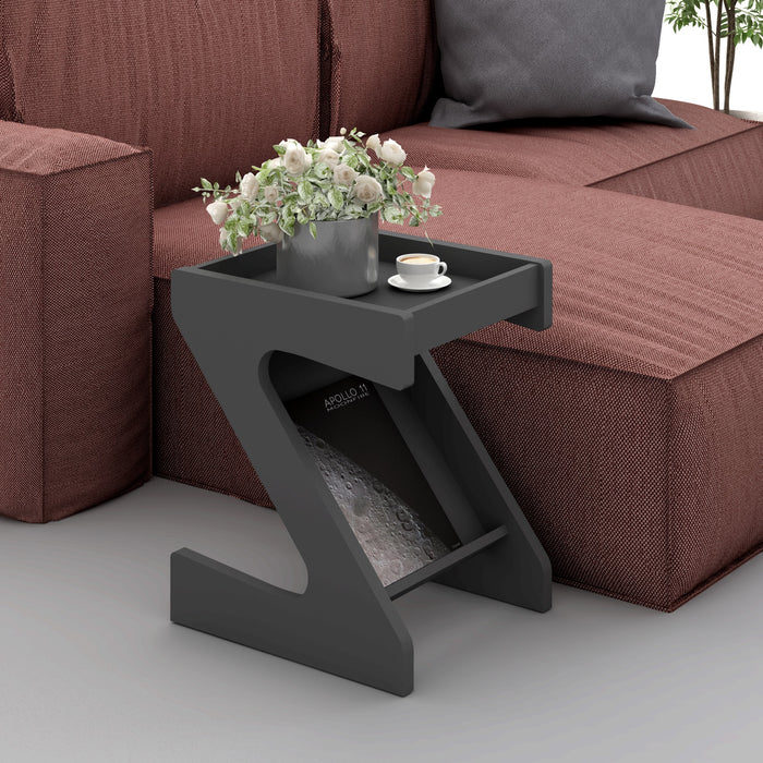 Naples Z Side Table Grey