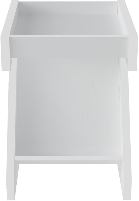 Naples Z Side Table White