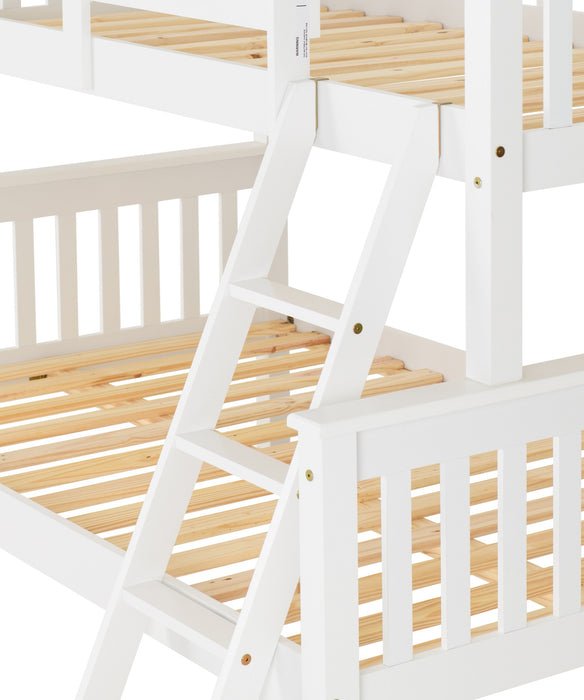 Neptune Triple Sleeper Bunk Bed White
