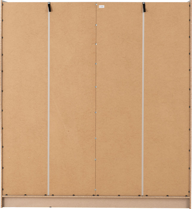 Nevada 2 Door Sliding Wardrobe Black Gloss