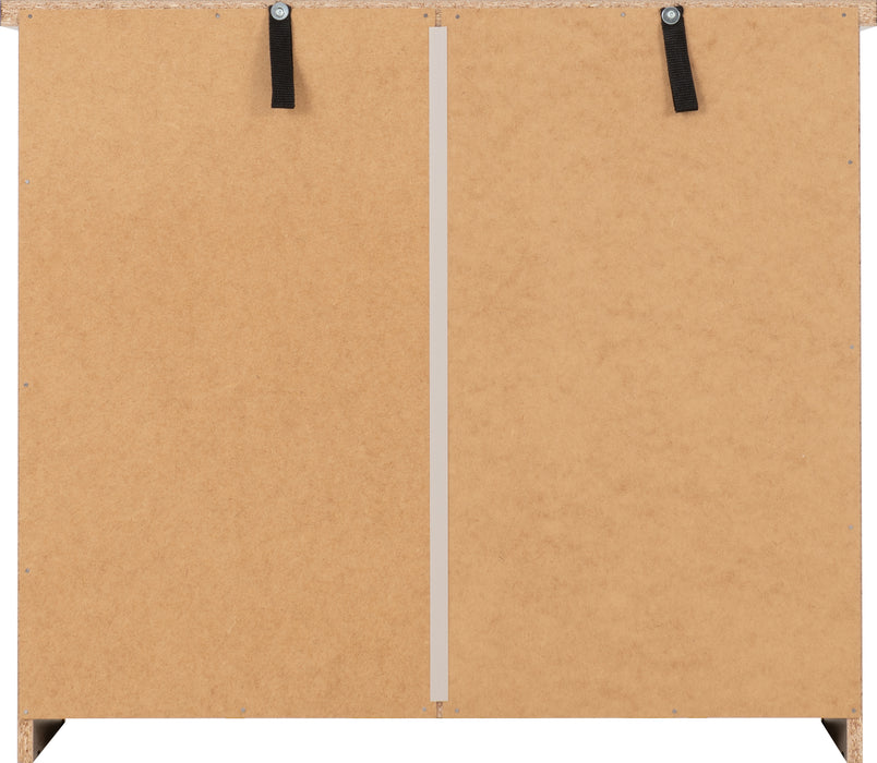 Nevada 3 Drawer Chest Black Gloss