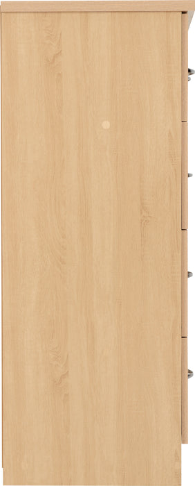 Nevada 3+2 Drawer Chest Sonoma Oak Effect