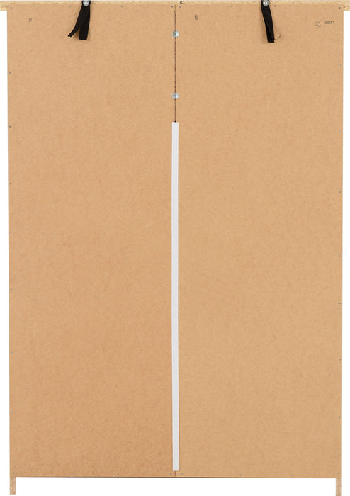 Nevada 3+2 Drawer Chest White Gloss