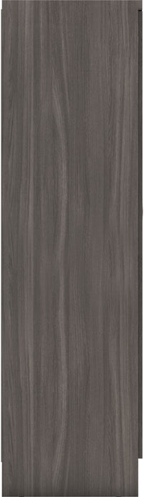 Nevada 6 Door 2 Drawer Mirrored Wardrobe Black Wood Grain