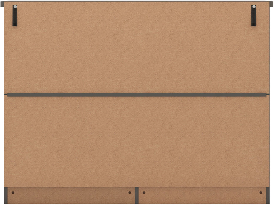 Nevada 6 Drawer Chest 3D Effect Grey