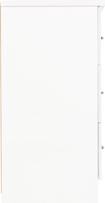Nevada 6 Drawer Chest White Gloss