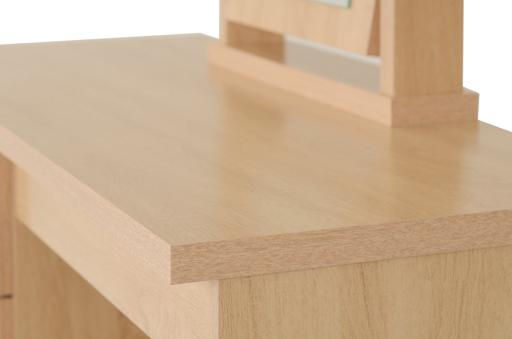 Nevada 4 Drawer Dressing Table Set Sonoma Oak Effect