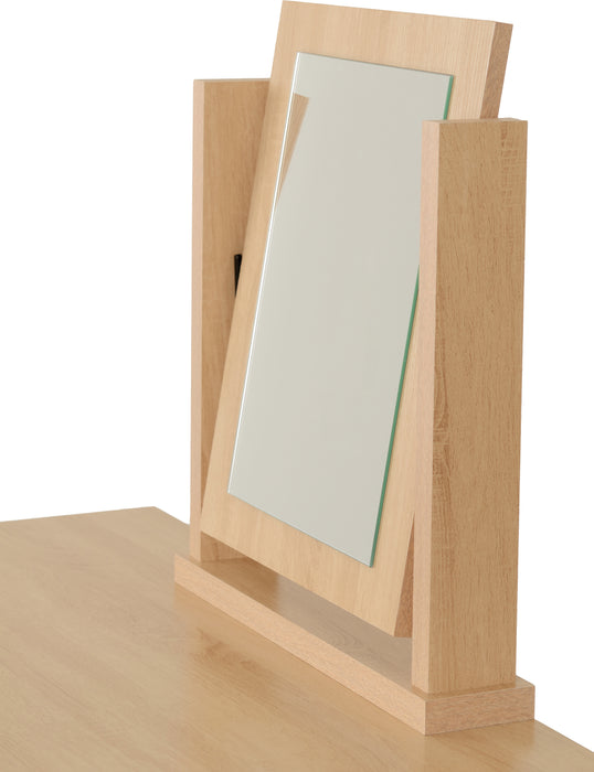 Nevada 4 Drawer Dressing Table Set Sonoma Oak Effect