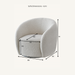 ALUXO® Nolita Boucle Accent Chair