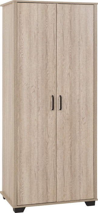 Oliver 2 Door Wardrobe Bedroom Set Light Oak Effect