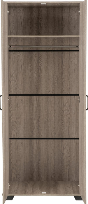 Oliver 2 Door Wardrobe Light Oak Effect