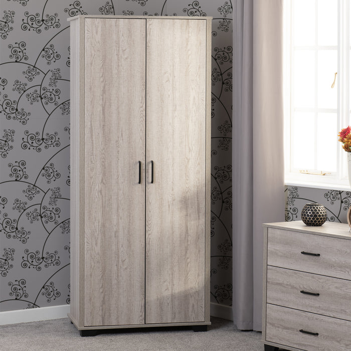 Oliver 2 Door Wardrobe Light Oak Effect
