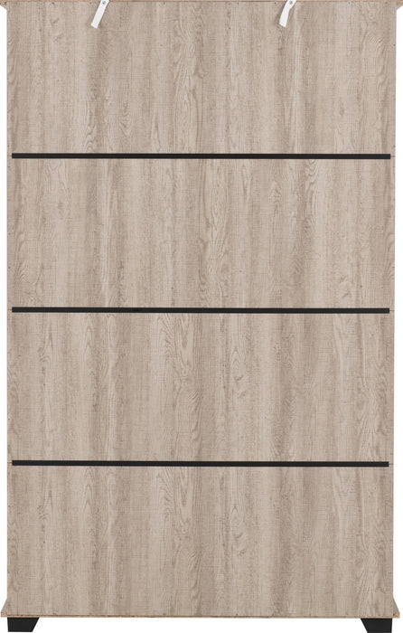 Oliver 3 Door Wardrobe Light Oak Effect