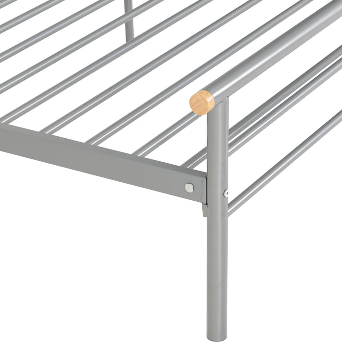Orion 4'6" Bed Silver
