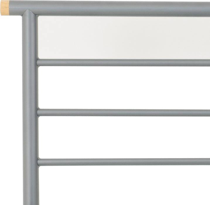Orion 4'6" Bed Silver