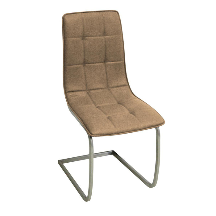 Olivia PU Chairs Chrome & Grey