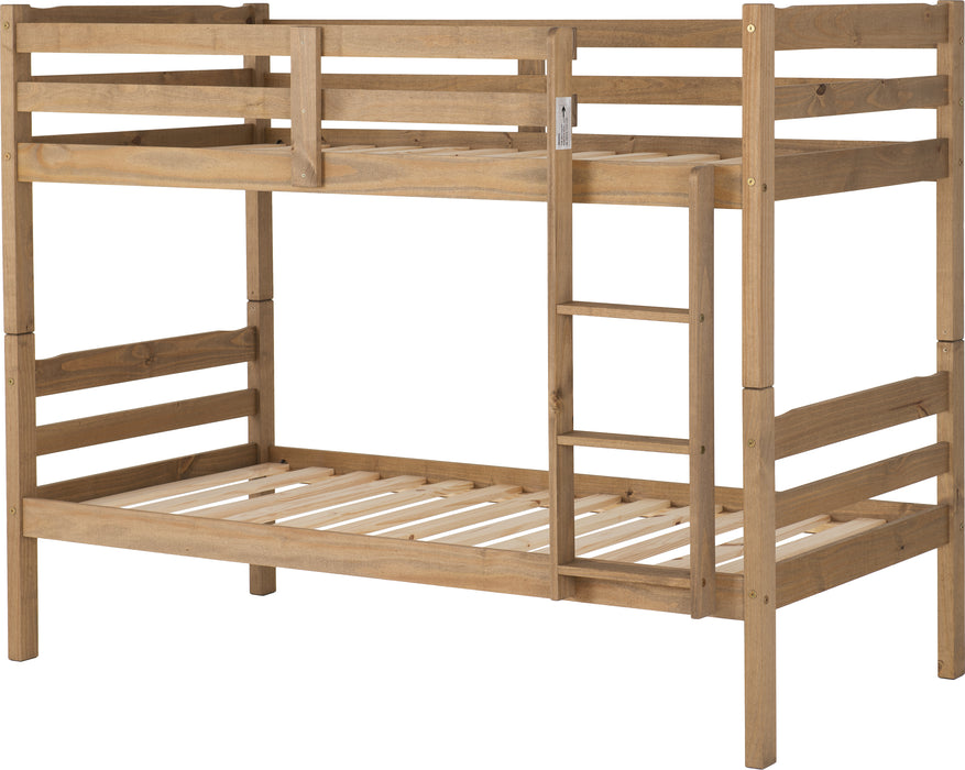 Panama 3' Bunk Bed Natural Wax