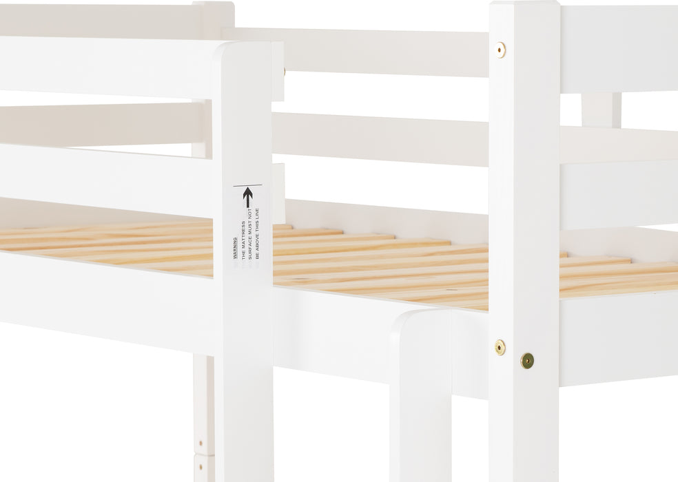Panama 3' Bunk Bed White
