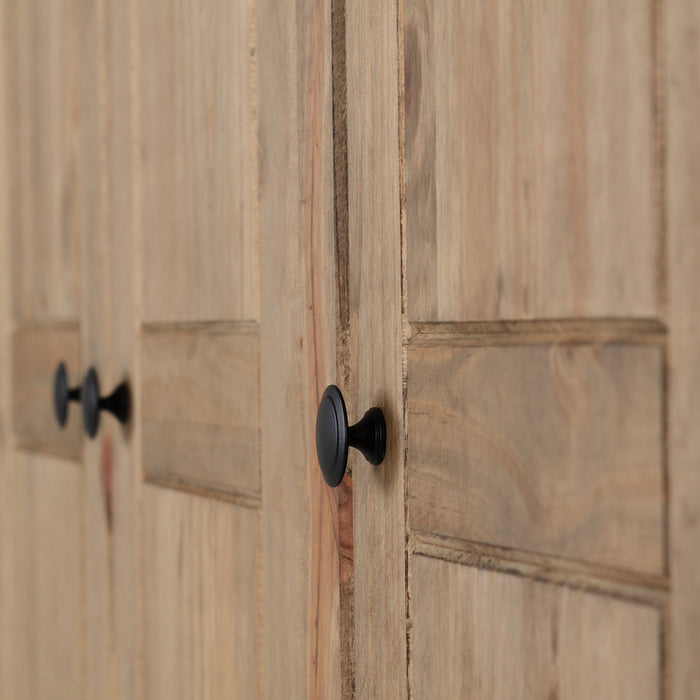 Panama 3 Door Wardrobe Natural Wax