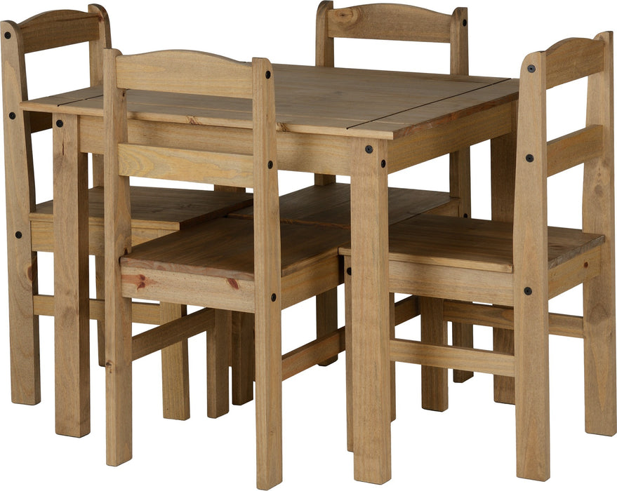 Panama Dining Set Natural Wax