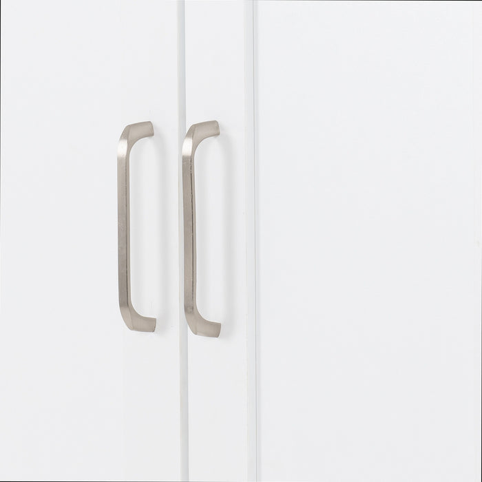 Portland 2 Door Wardrobe White/Oak Effect