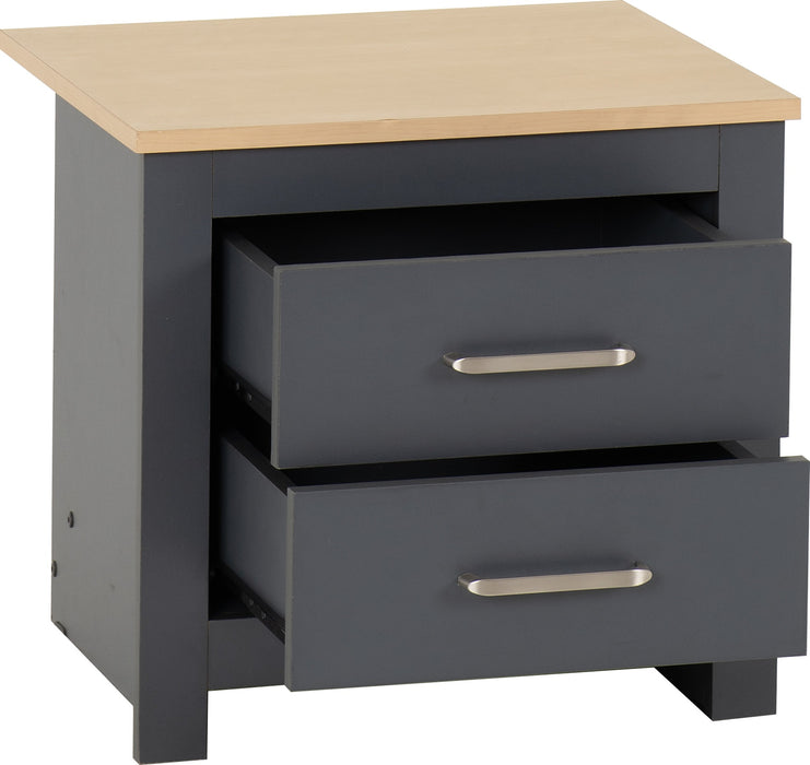 Portland Trio Grey/Oak Effect