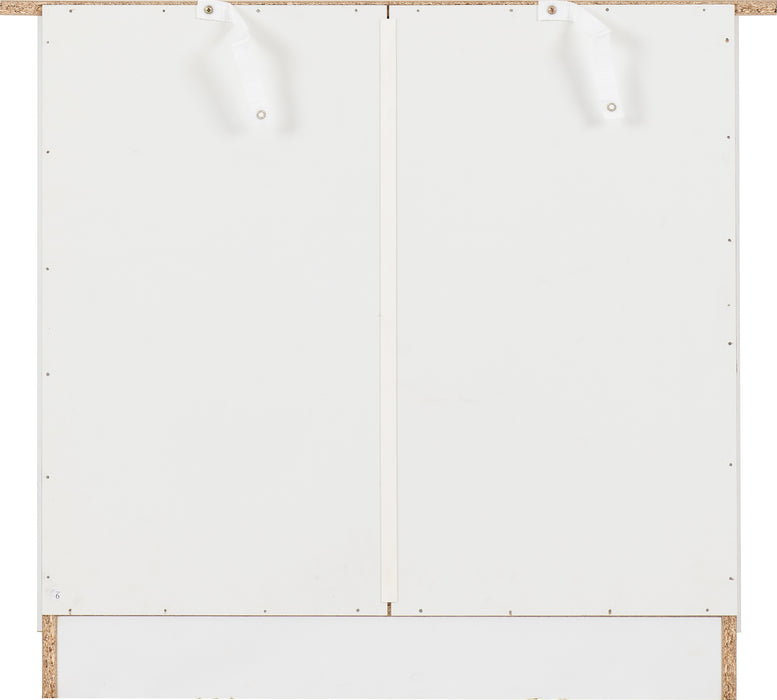 Portland 3 Drawer Chest White/Oak Effect