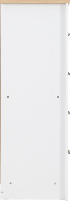 Portland 4 Drawer Chest White/Oak Effect