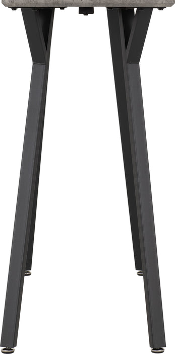 Quebec Bar Table Concrete Effect/Black