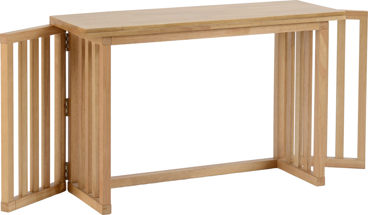 Richmond Foldaway Dining Set (2 Stools) Oak Varnish