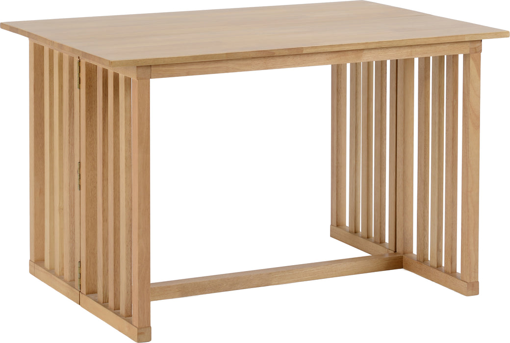 Richmond Foldaway Dining Set (4 Stools) Oak Varnish