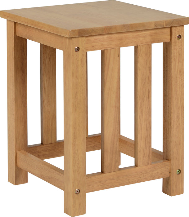 Richmond Foldaway Dining Set (4 Stools) Oak Varnish