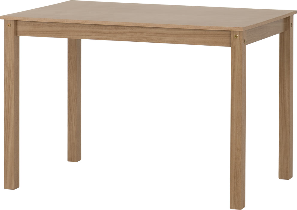 Santana 1+4 Dining Set Light Oak/Rattan Effect