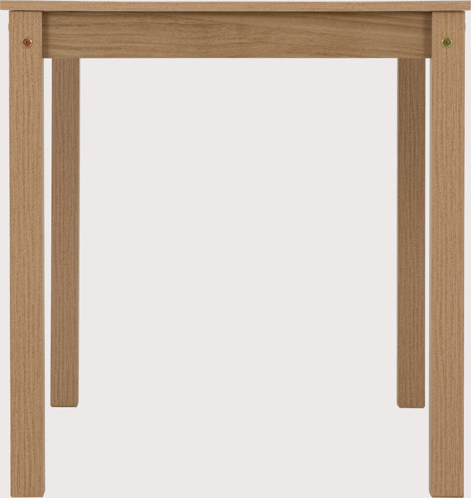 Santana 1+4 Dining Set Light Oak/Rattan Effect
