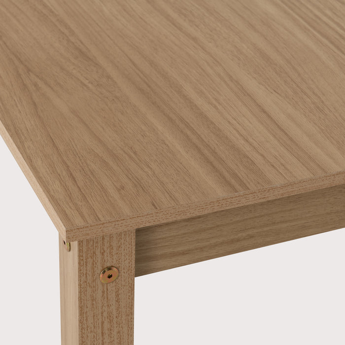 Santana 1+4 Dining Set Light Oak/Rattan Effect
