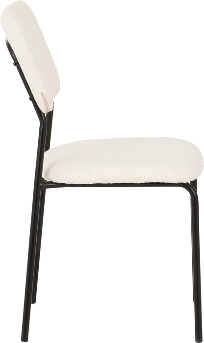 Sheldon Chair (Box of 4) Ivory Boucle Fabric
