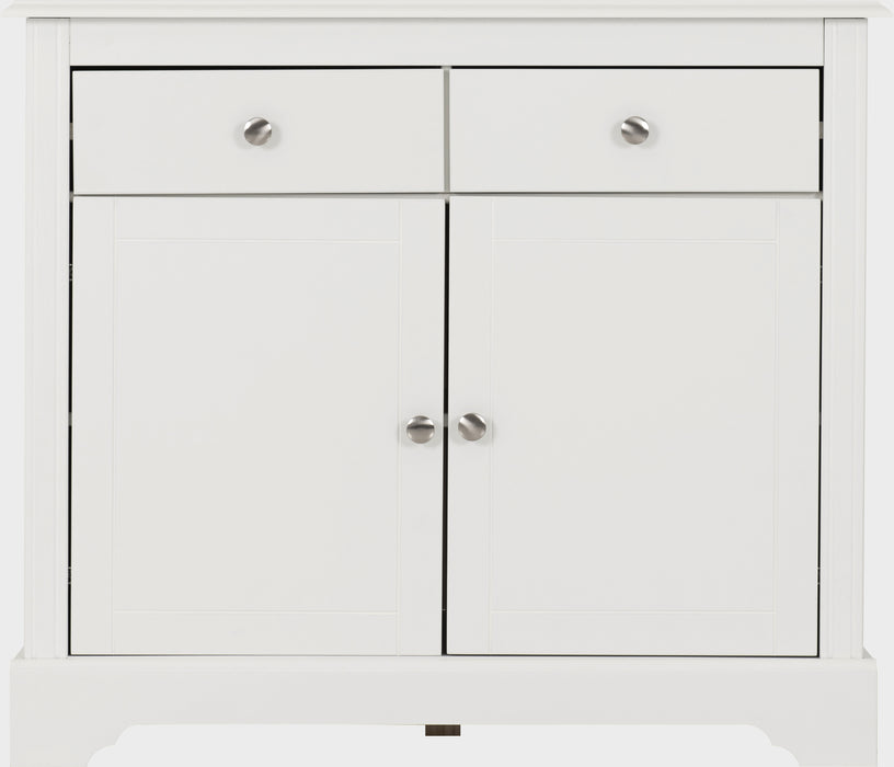 Stratford 2 Door 2 Drawer Sideboard White