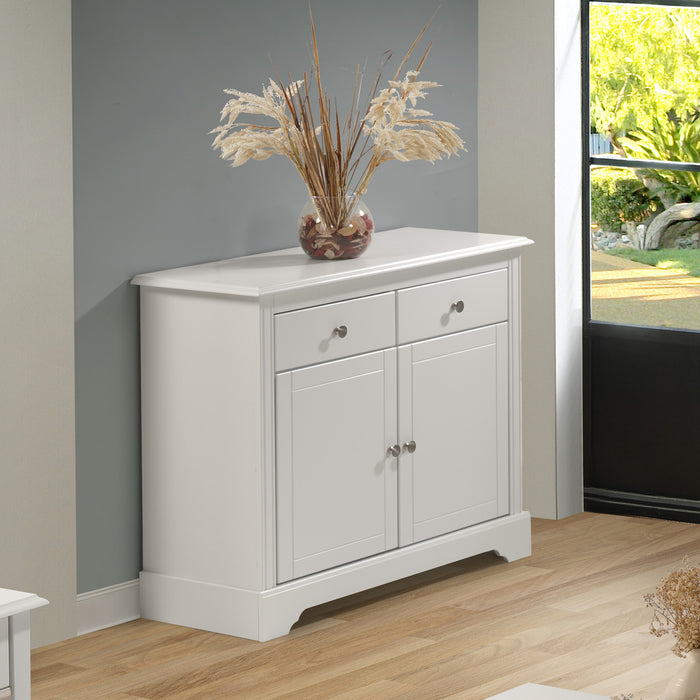 Stratford 2 Door 2 Drawer Sideboard White