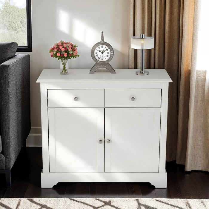 Stratford 2 Door 2 Drawer Sideboard White