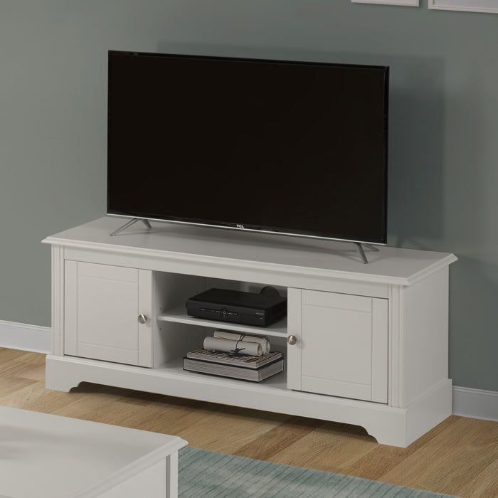 Stratford 2 Door TV Unit White