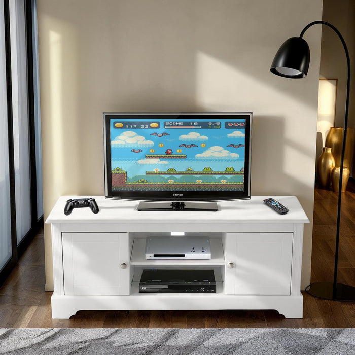 Stratford 2 Door TV Unit White