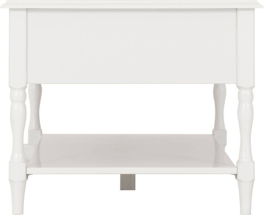 Stratford 2 Drawer Coffee Table White