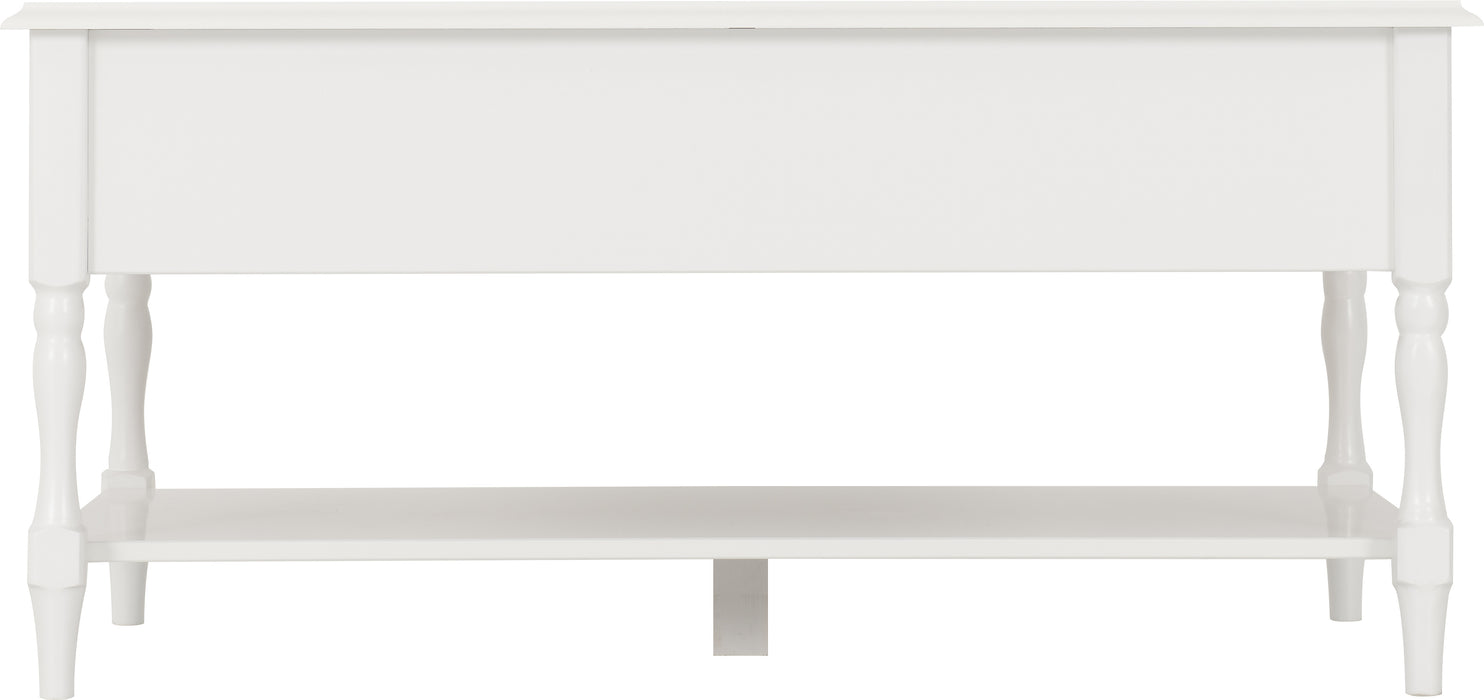 Stratford 2 Drawer Coffee Table White