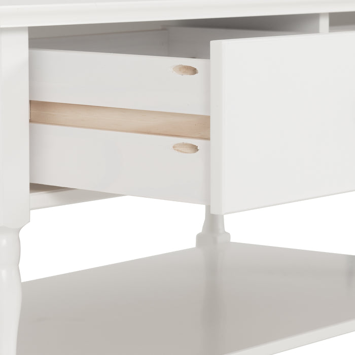 Stratford 2 Drawer Coffee Table White